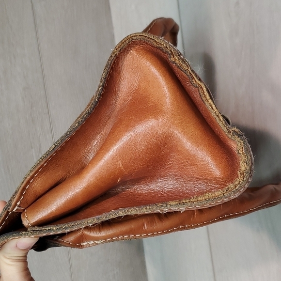 Patricia Nash Rienzo Leather Bag Satchel Tote - Picture 5 of 16